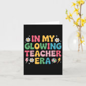 In meiner blühenden Lehrerin Äa lustige Lehren zur Karte (Gelbe Blume)