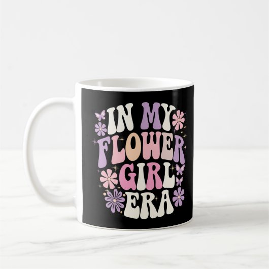 In meiner Blume Mädchen Era Retro Groovy Blume Kaffeetasse (Links)