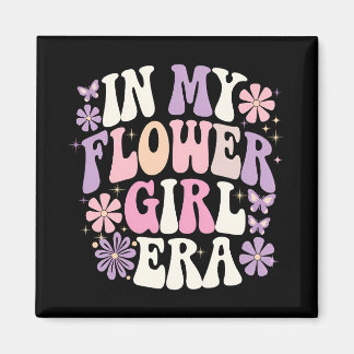 In meiner Blume Mädchen Era Retro Groovy Blume Magnet