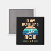 In meiner Bowling Mama Era Funny Bowling Mama Mutt Magnet (Vorderseite/Rückseite)