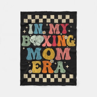 In meiner Boxen-Mama Era Retro Groovy Boxing Gesch Fleecedecke