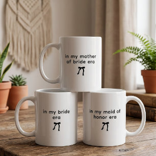 In meiner Braut-Ära Minimalistischer Bogen Coquett Kaffeetasse
