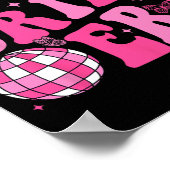 In meiner Braut Era Bridesmaid Bride Squad Disco B Poster (Ecke)