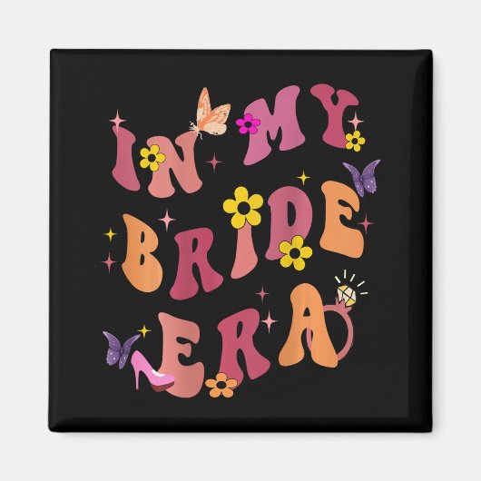 In meiner Bride-Ära (auf der Rückseite) Magnet (Vorne)