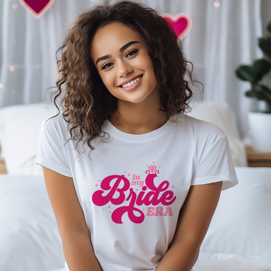 In meiner Bride-Ära Retro-Typ und Hochzeitsring T-Shirt