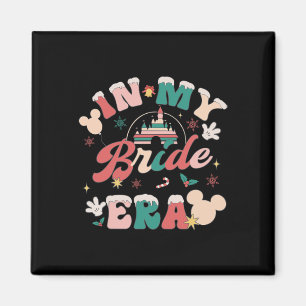 In meiner Bride-Ära Vintag Groovy Weihnachtsfrauen Magnet
