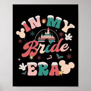 In meiner Bride-Ära Vintag Groovy Weihnachtsfrauen Poster