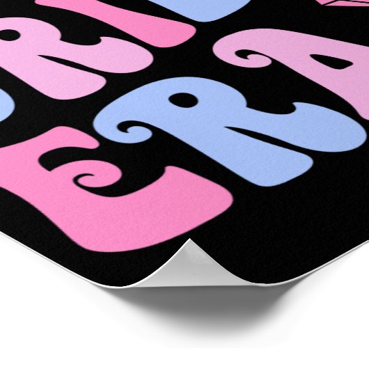 In meiner Bride-Ära Wedding Brautparty Verlobung B Poster (Ecke)