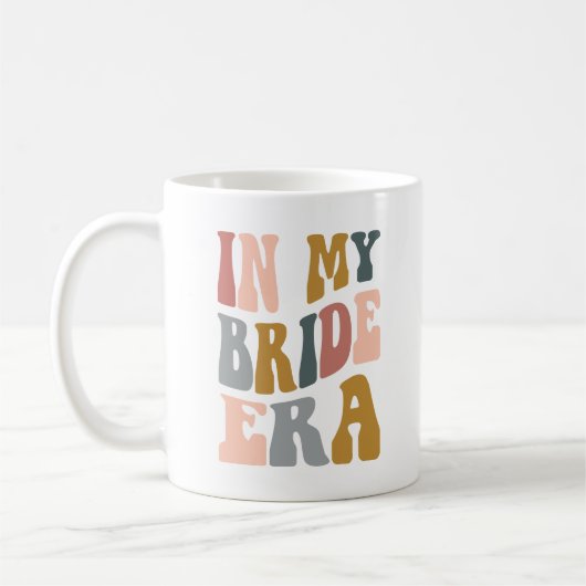 In meiner Bride Era Boho Wedding Geschenk Kaffeetasse (Links)