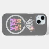 In meiner Bridgezeit Verlobung Ring Bling Case-Mate iPhone Hülle (Rückseite (Horizontal))