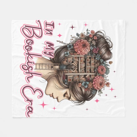 In meiner buchlichen Zeit Fleecedecke (Vorderseite (Horizontal))