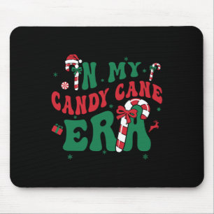 In meiner Candy Cane Ära Groovy Weihnachtsfeiertag Mousepad