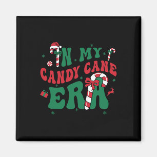 In meiner Candy Cane Ära Groovy Weihnachtsferien J Magnet