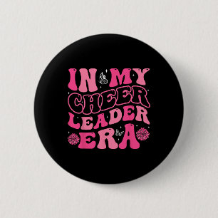 In meiner Cheerleader-Ära Cheer Coach Cheerleading Button