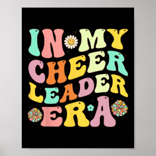 In meiner Cheerleader-Ära Cheer Coach Cheerleading Poster