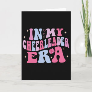 In meiner Cheerleader-Ära Cheerleading Groovy Foot Karte