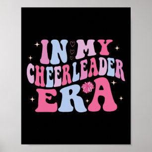 In meiner Cheerleader-Ära Cheerleading Groovy Foot Poster