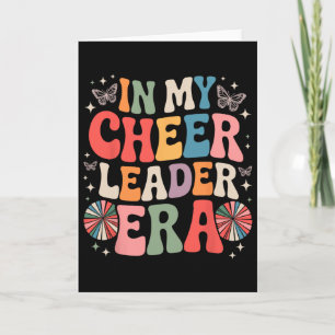 In meiner Cheerleader-Ära Mädchen Cheerleading-Tea Karte