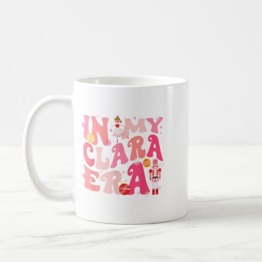 In meiner Clara Era Nutcracker Weihnachten Pajamas Kaffeetasse (Links)