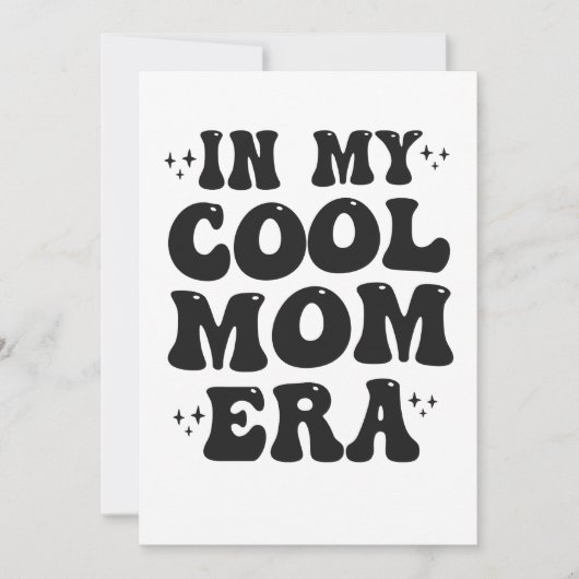 In meiner Coolen Mama Era Groovy Funny Mother Day Einladung (Vorderseite)