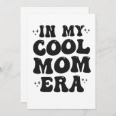 In meiner Coolen Mama Era Groovy Funny Mother Day Einladung (Vorne/Hinten)