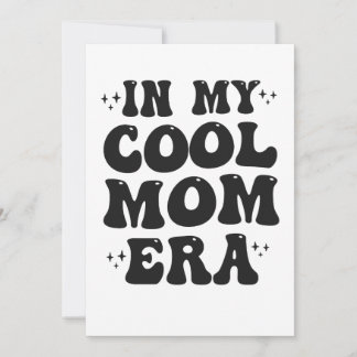 In meiner Coolen Mama Era Groovy Funny Mother Day Einladung