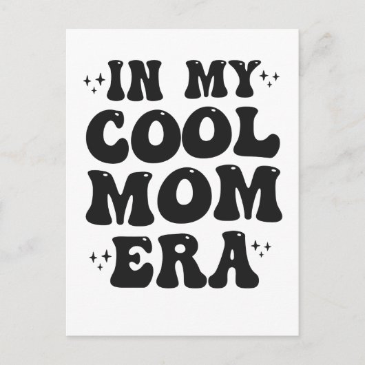 In meiner Coolen Mama Era Groovy Funny Mother Day Postkarte (Vorderseite)