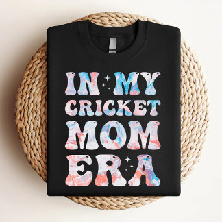 In Meiner Cricket-Mum-Epoche Buntes Cricket-Mum-De T-Shirt