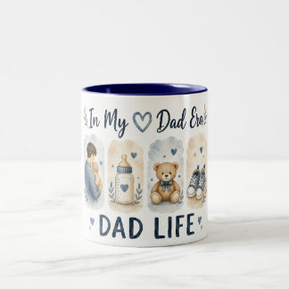 In meiner Dad-Ära zum ersten Mal Dad Blau Zweifarbige Tasse