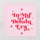 In meiner Delulu-Ära Einladung (Vorne/Hinten)