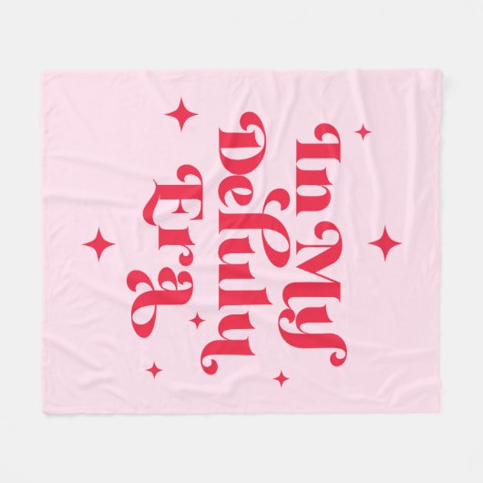 In meiner Delulu-Ära Fleecedecke (Vorderseite (Horizontal))