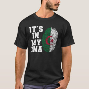 In meiner DNA ist Algerien die Flagge USA mit alge T-Shirt
