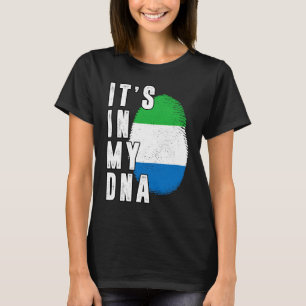 In meiner DNA ist Sierra Leone stolz auf die natio T-Shirt