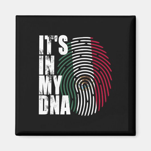 In meiner DNA-Mexiko-Flagge Magnet (Vorne)