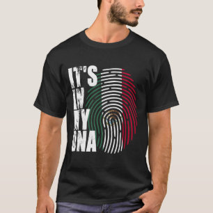 In meiner DNA-Mexiko-Flagge T-Shirt