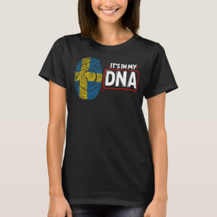 In meiner DNA-Nationalflagge Schwedisches Patrioti T-Shirt