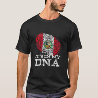 In meiner DNA peruanischen Geschenke Hispanic Band T-Shirt