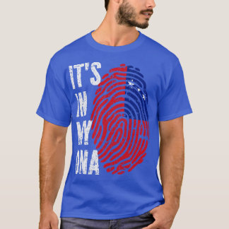 IN MEINER DNA Samoa Fahne Männer Frauen Kinder T-Shirt