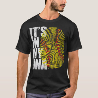 In meiner DNA Softball Lover Funny Softball Finger T-Shirt