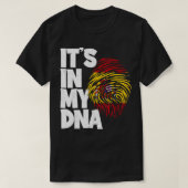 IN MEINER DNA Spanien Fahne Männer Frauen Kinder 1 T-Shirt (Design vorne)