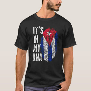 In meiner DNA stolz kubanischer Schwarzheritag T-Shirt