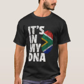 IN MEINER DNA Südafrikanische Flagge Männer Frauen T-Shirt (Vorderseite)