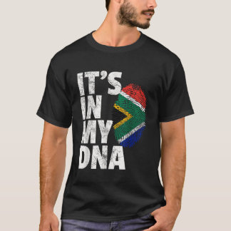 IN MEINER DNA Südafrikanische Flagge Männer Frauen T-Shirt