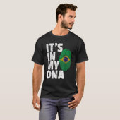 In meiner DNS brasilianische Flagge Pride Men Wom T-Shirt (Vorne ganz)