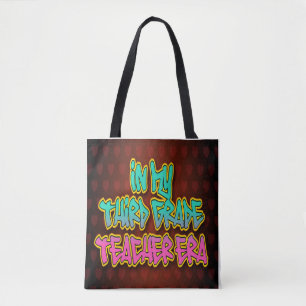 In meiner dritten Klasse Lehrer Era Tote Tag Tasche