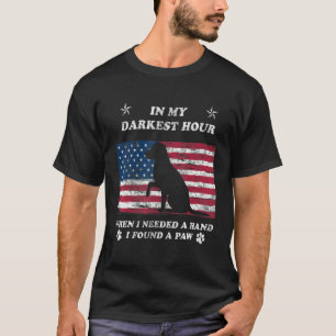   In meiner dunkelsten Stunde, als ich eine Hand b T-Shirt