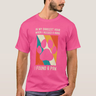 In meiner dunkelsten Stunde, als ich eine Hand bra T-Shirt