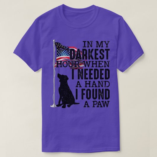 In meiner dunkelsten Stunde erreichte ich für eine T-Shirt (Design vorne)