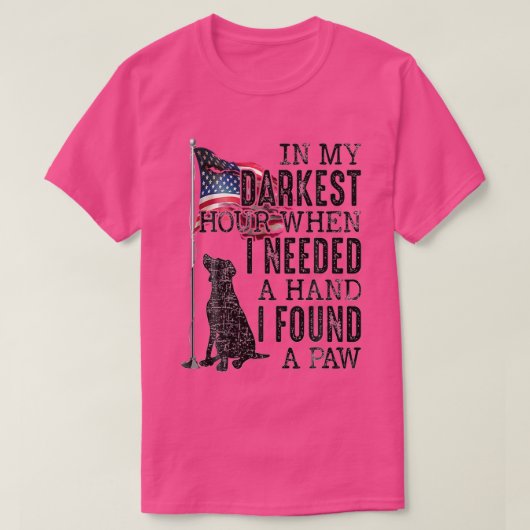 In meiner dunkelsten Stunde erreichte ich für eine T-Shirt (Design vorne)