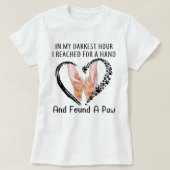 In meiner dunklen Stunde habe ich für eine Hand zu T-Shirt (Design vorne)